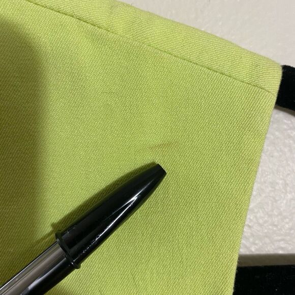 J.McLaughlin Women’s Size 4 Zip Front Sleeveless Sheath Dress Lime Green Cotton - Picture 9 of 10